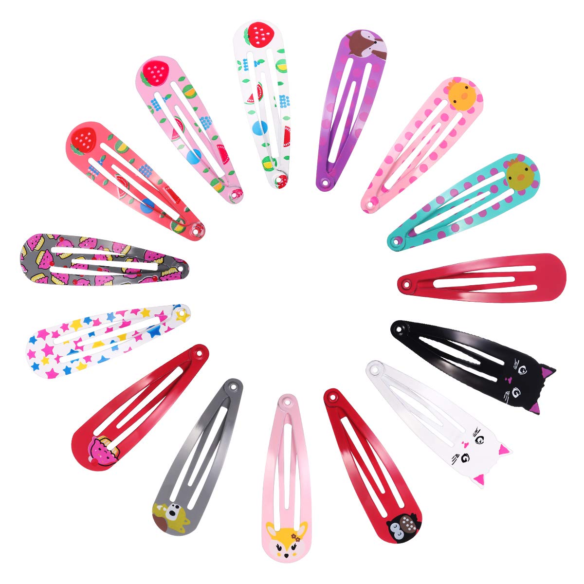Frcolor Pinza De Pelo Infantil Clips Pelo Horquillas Niñas Accesorio Para El Pelo - 30 Piezas