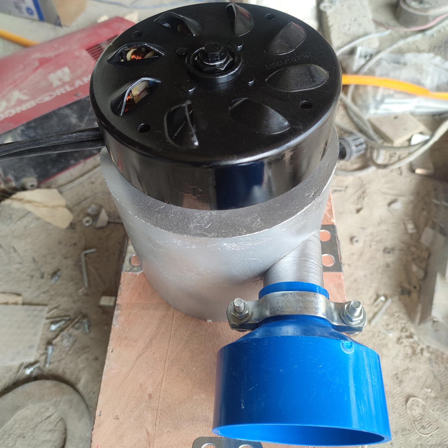 3000W Generador Hidroeléctrico Domésticos 220V Generador De Turbina Hidroeléctrica con Lastre Y Racor De Entrada De 110mm, 3500RPM Alternador Trifásico para Casa, Exteriores, Camping,3kw,220V