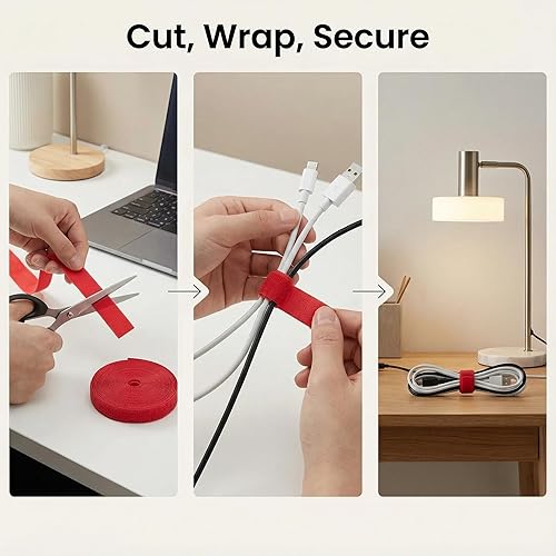 Miniatura 5 de 0.78 pulgadas (0.787 in) de ancho para coser, 32.8 ft (10.9 yardas) (rojo)