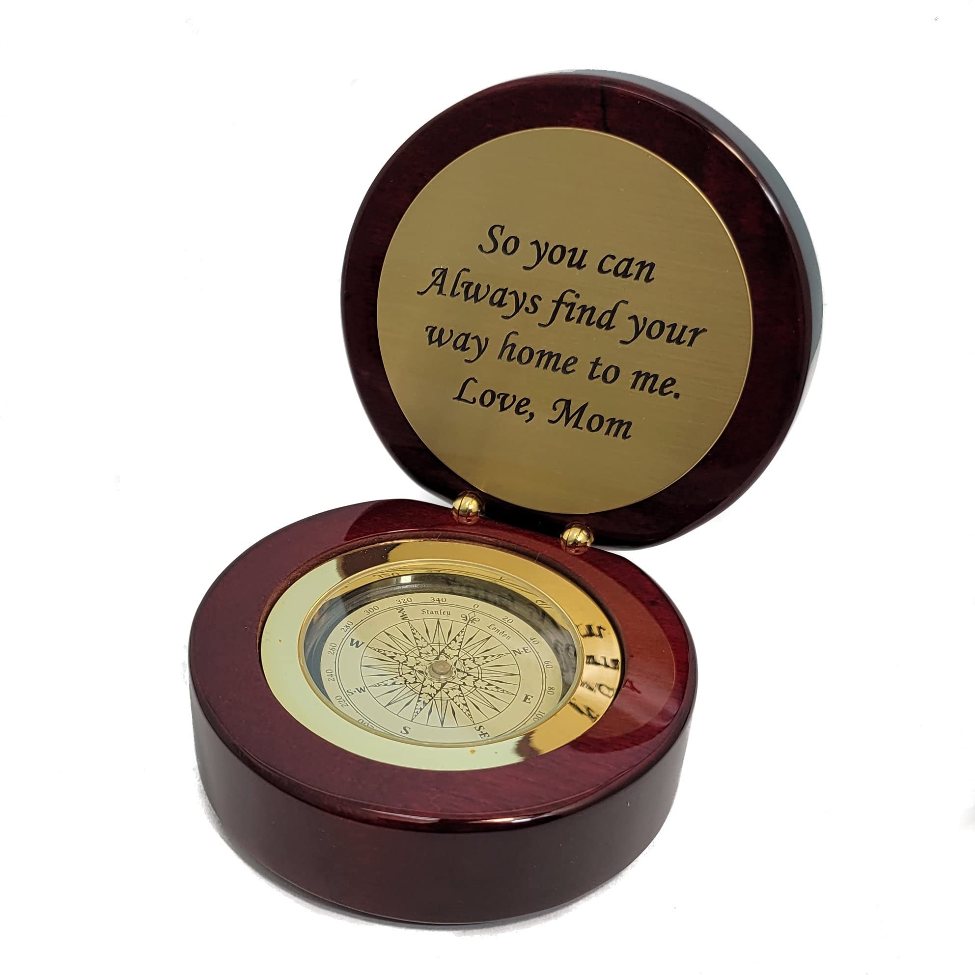 Engravable Executive Navigator Desk Compass | Personalized Leadership, Manager, or Mentor Thank You Gift | Bulk Custom Business Gifts for New Clients or Employee Appreciation