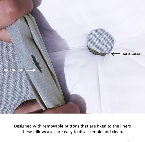 Miniatura 6 de WOWMAX Almohada de lectura grande con respaldo triangular para cabecero y respaldo de posicionamiento, almohada de cuña para cama y sofá con funda