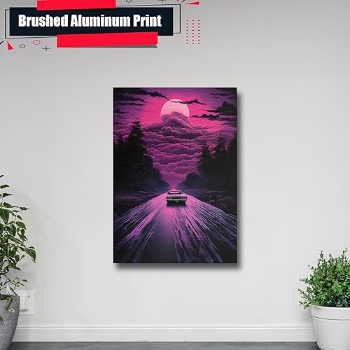 Miniatura 4 de Unique Synthwave Style Retro Art, 80s style art, framed poster print, guest room art, cool living room art, poster, poster Prints