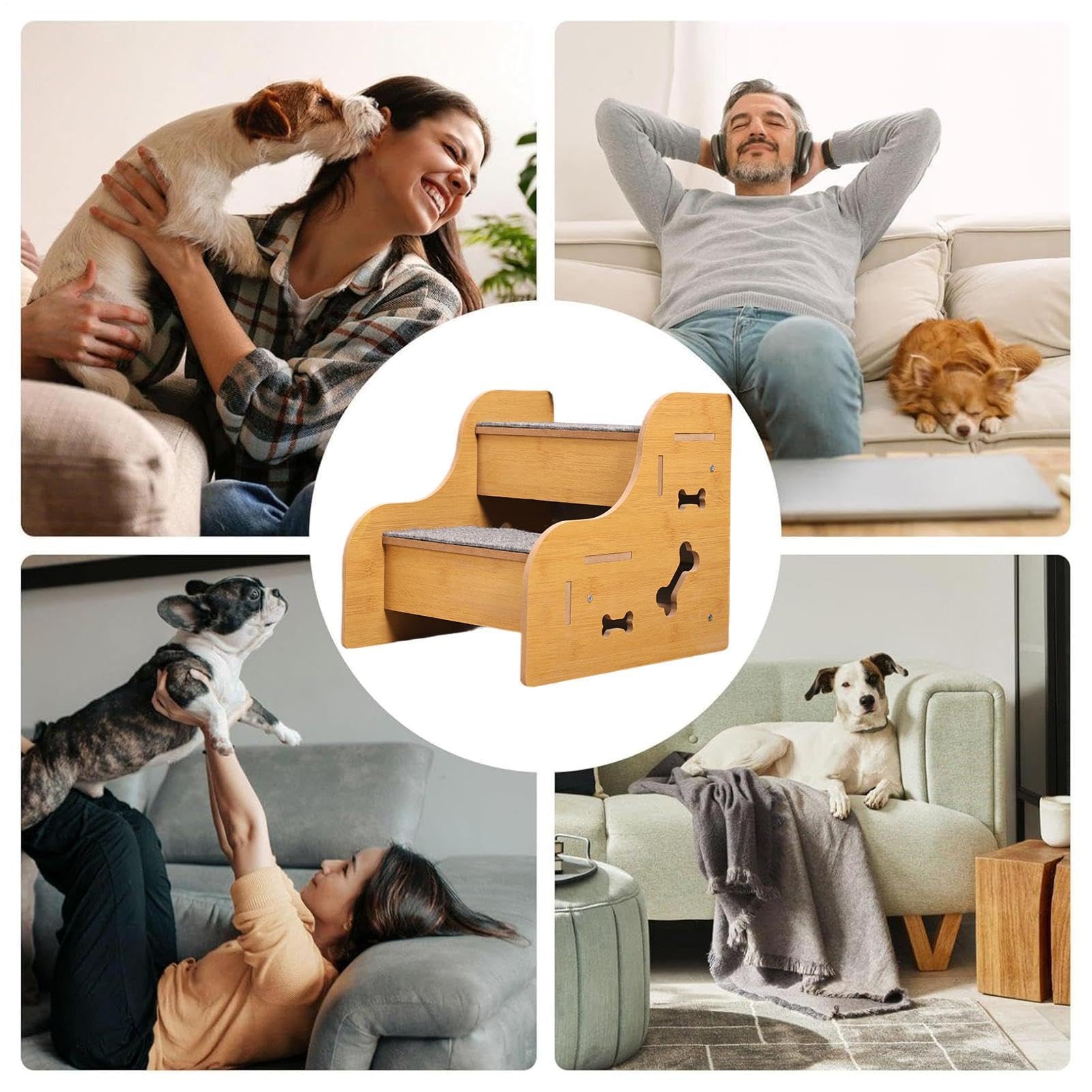 per Animali Domestici Rampa e Scale per Animali | Gradini per Alto per Cani per Interni: Appartamento, Camera da , Soggiorno, Divano, Camper, Finestra
