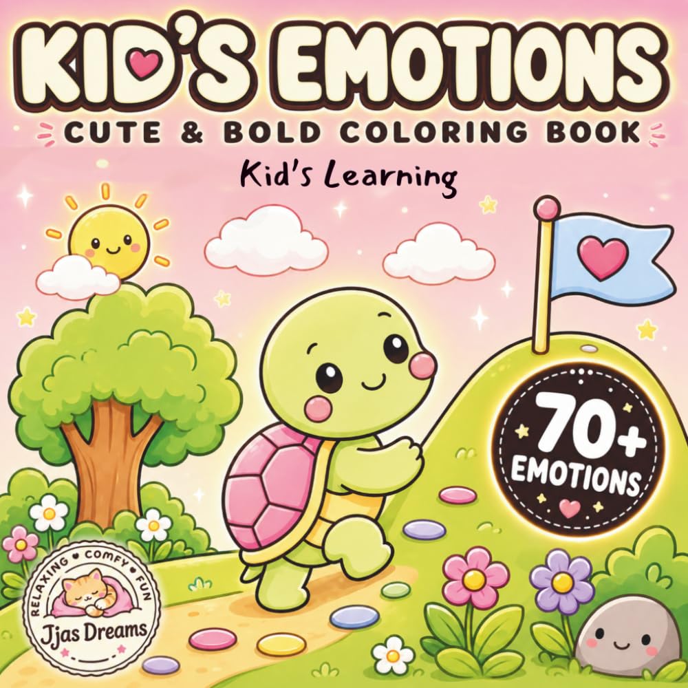 Kids’ Emotions Learning Coloring Book: Social Emotional Learning for Kids Ages 4–8 Feelings, Mindfulness, Calm Down Skills, Coping Strategies: ... Self-Regulation, Coping Skills, for Preschool