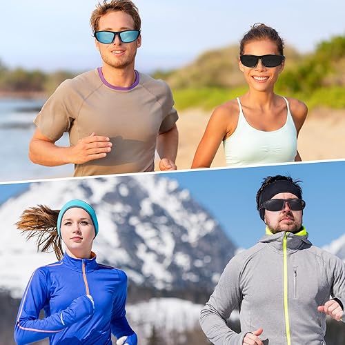 Miniatura 3 de TOODOO 4 pares de lentes de sol polarizados para hombre con protección UV, gafas de conducción deportivas para actividades al aire libre