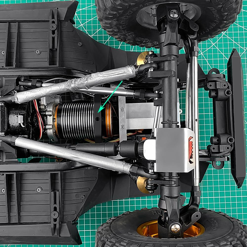 MORLORDY RC Car Front Lower Chassis Support Frame for Axial SCX6 JLU Wrangler AXI05000 1/6 RC Rock Crawler Upgrade Part