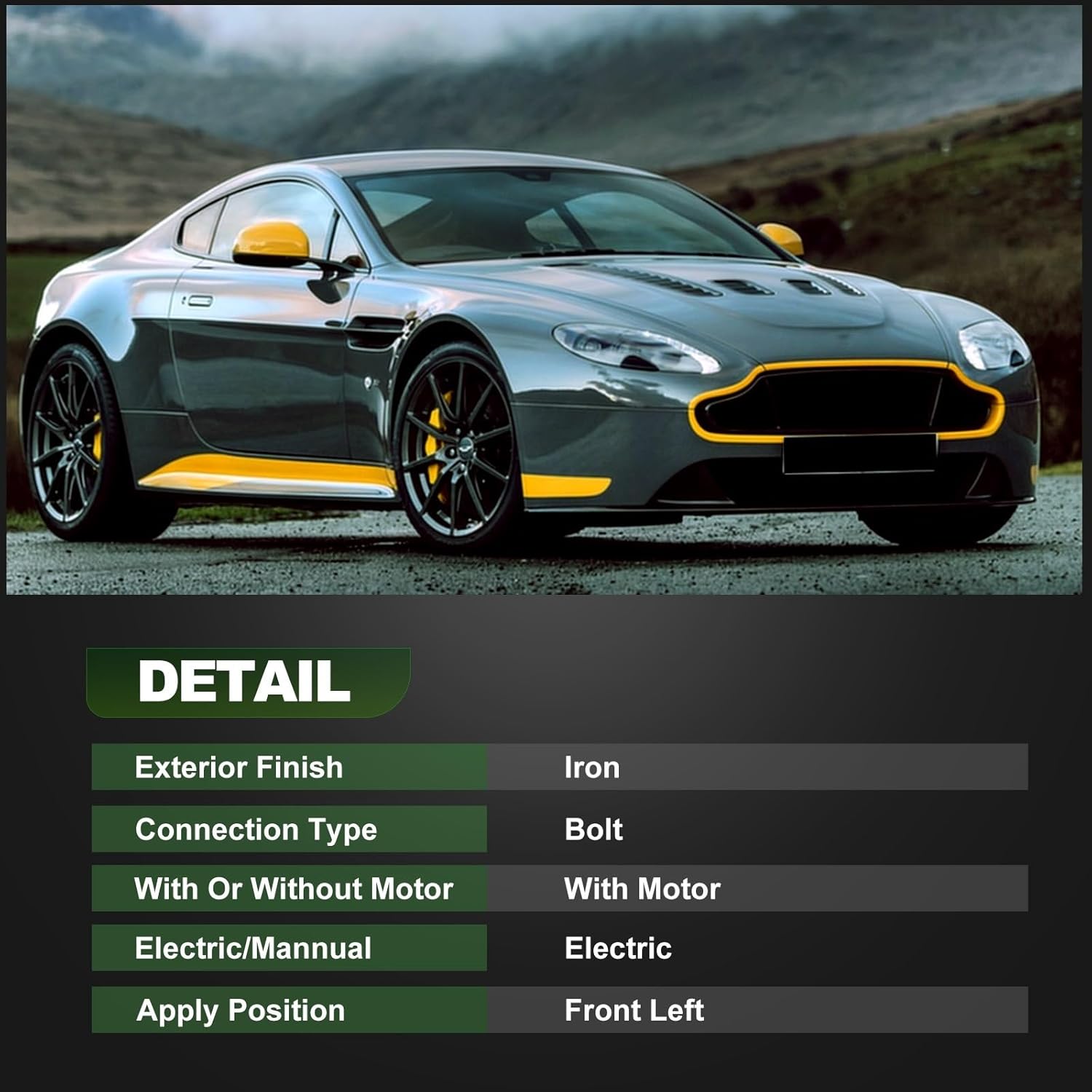 SCITOO Front Left Power Window Regulator Replacement for 2007-2012 for Mazda CX-7 748-093 EG2159590B, EG2159590A, GJ6A5958XE, GJ6A5958XF