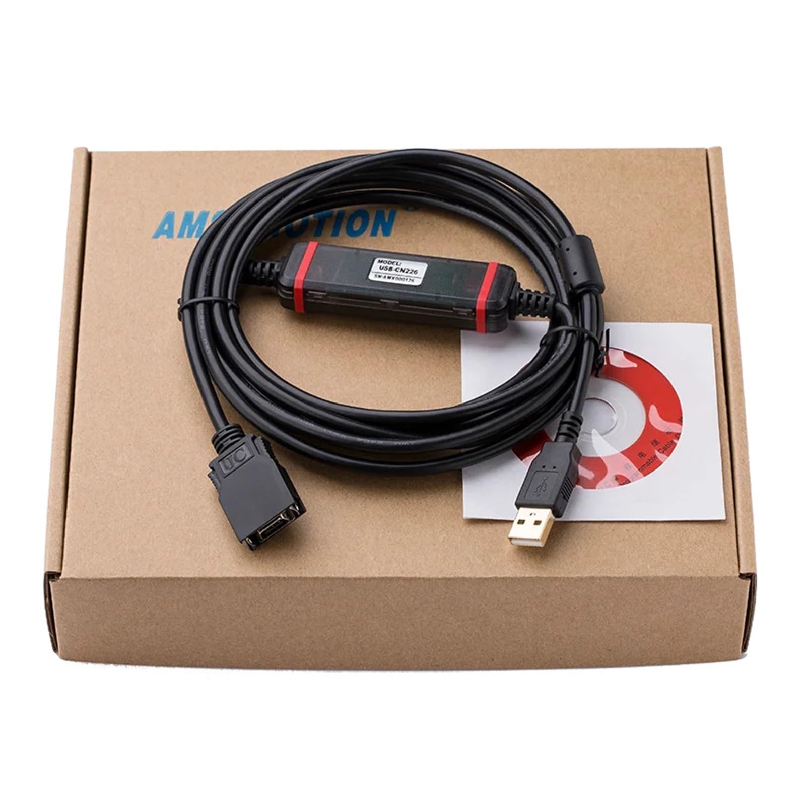 câble de programmation Câble de programmation PLC CS/CJ/CQM1H/CPM2C USB-CN226 + ligne de téléchargement de données