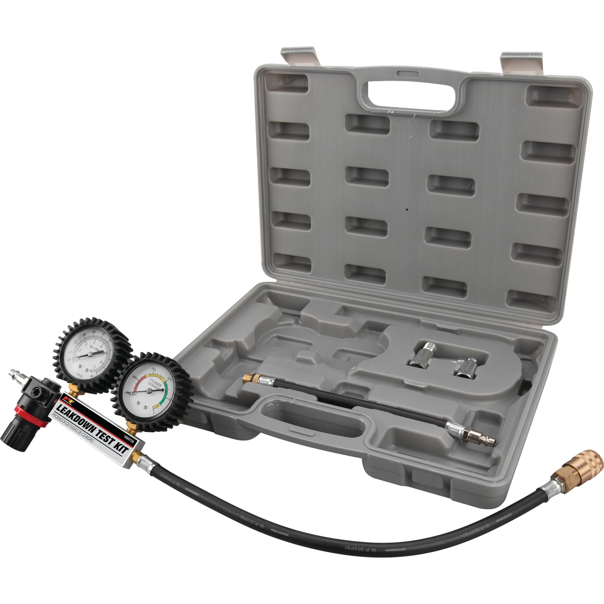 PERFORMANCE TOOL W89729 Leak-Down Test Kit (Not a compression Tester), black