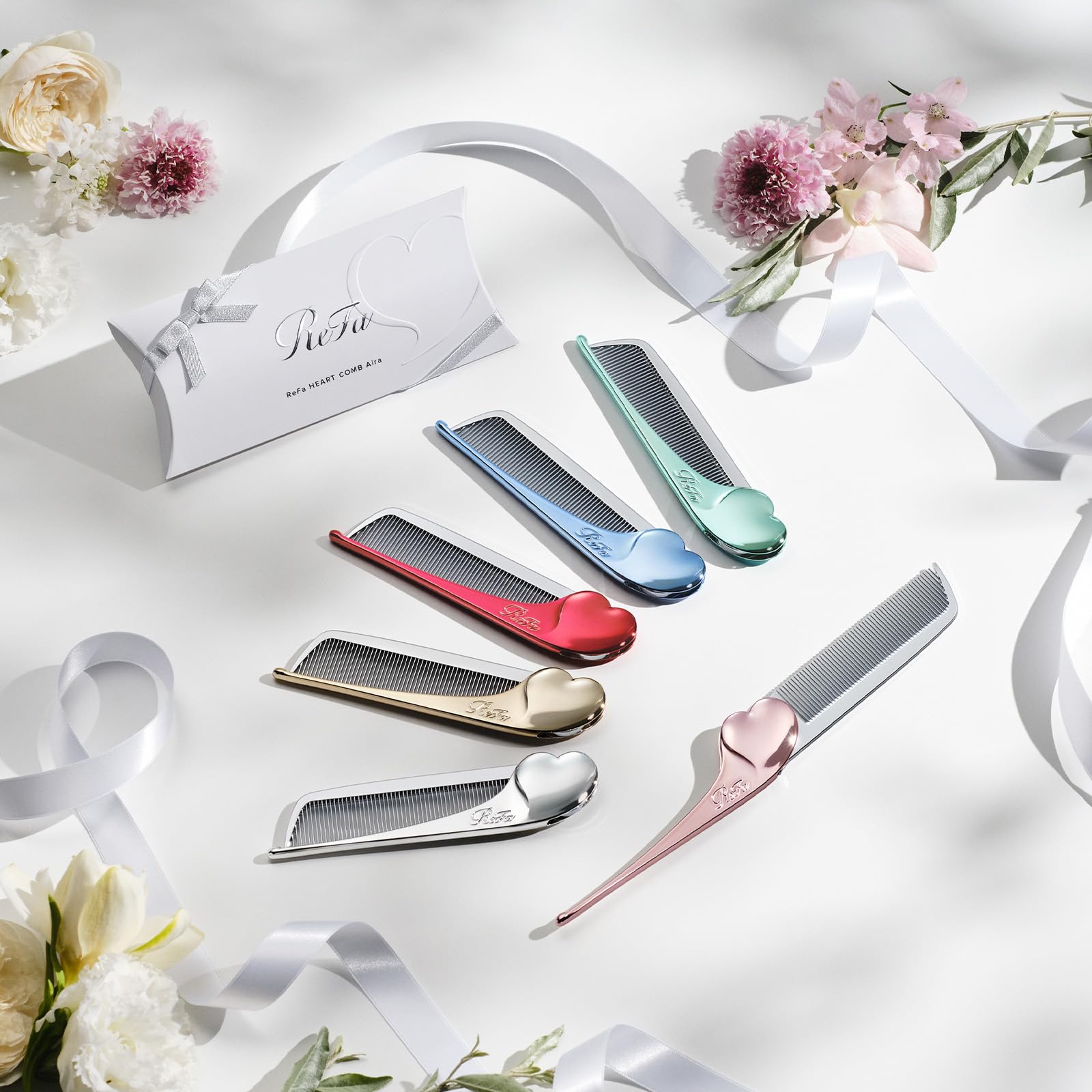 【新品未使用】#322X3 ReFa HEART COMB Aira 3点セット Amazon.co.jp: ReFa HEART COMB Aira Silver : Beauty