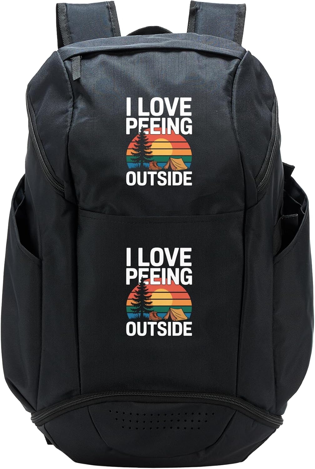 I Love Peeing Outside Funny Camping Design Sport Backpack