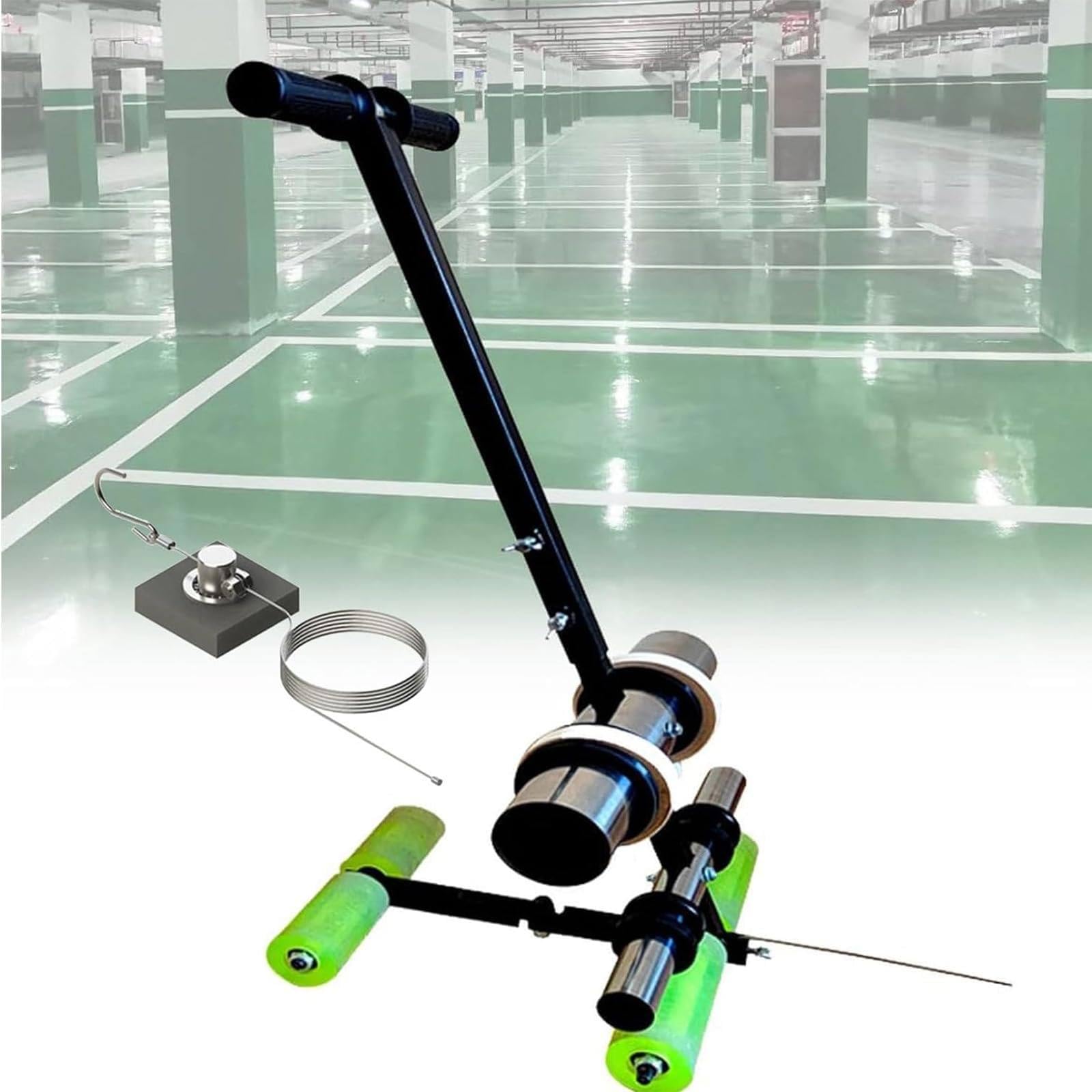 asdchZen Handheld And Pushable Court Line Tape Machine, Paint Tape Pasting Machine For Basketball Courts,Roads,Parking Lots,Badminton Courts