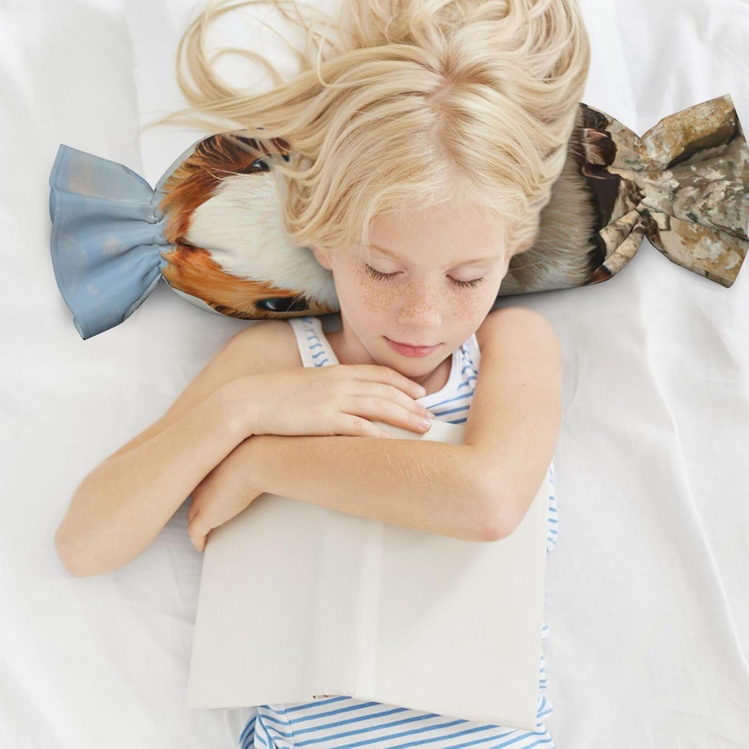 Guinea Pig Print Candy Cylindrical Comfortable Pillow Throw Pillows Home Decor Easy Maintenance