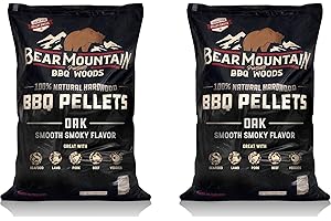 Bear Mountain Premium All-Natural Oak Wood Smoker Pellets