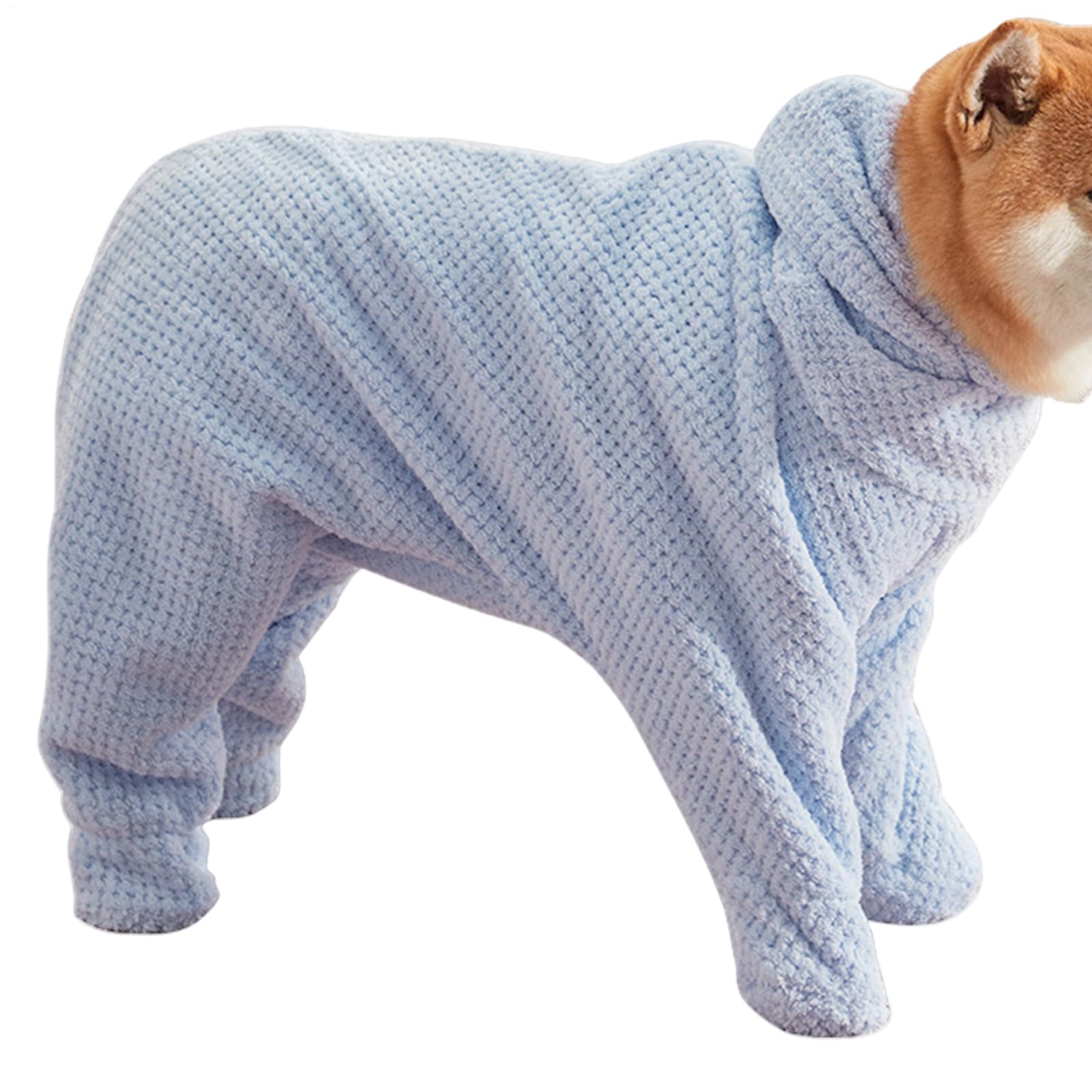 Plush Dog Towel Bathrobe Dressing Gown - Quick-Drying Dog Towel | Shower & Bath Supplies Soft and Cozy for Small or Medium Dogs