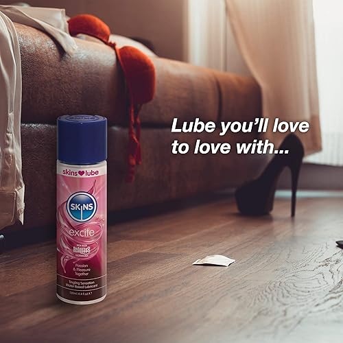 Miniatura 5 de Skins Skins Excite - Lubricante compatible con condones a base de agua con tecnología Reaquav8, 4.4 onzas líquidas (4.4 fl oz)