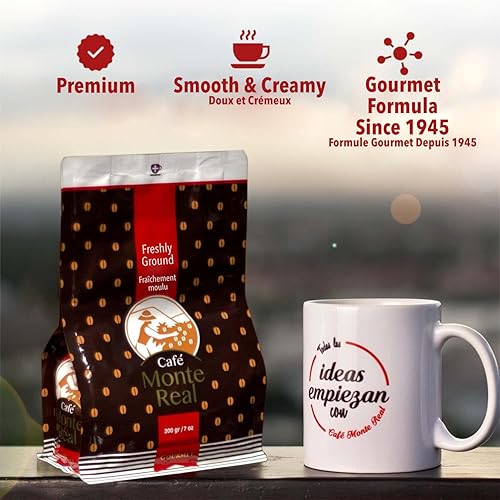 Miniatura 9 de Monte Real Premium de café molido de República Dominicana 1libra Bolsa