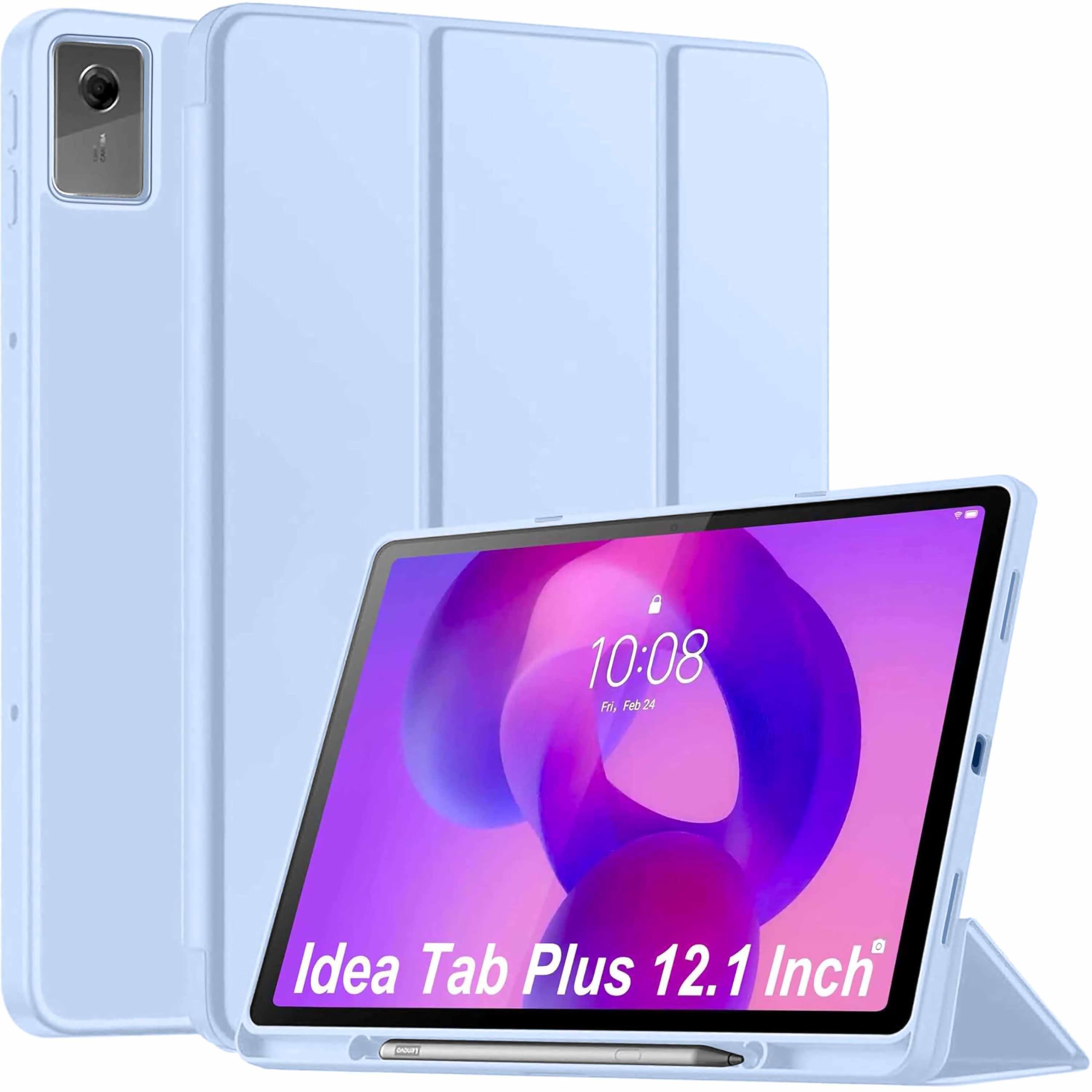 ProElite Cover for Lenovo Idea Tab Plus 12.1 inch 2025 case Cover, Soft Flexible Flip Case Cover for Lenovo Idea Tab Plus 12.1 inch 2025 [Recoil Series] - Black — Amazon image 14