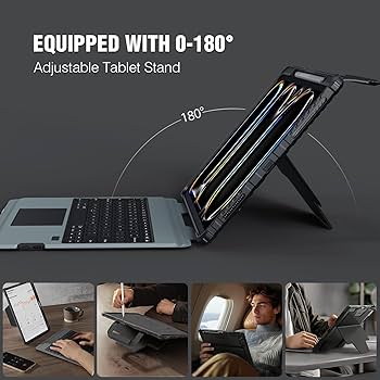 Amazon.com: Nillkin iPad Pro 13 Keyboard Case with Stand and