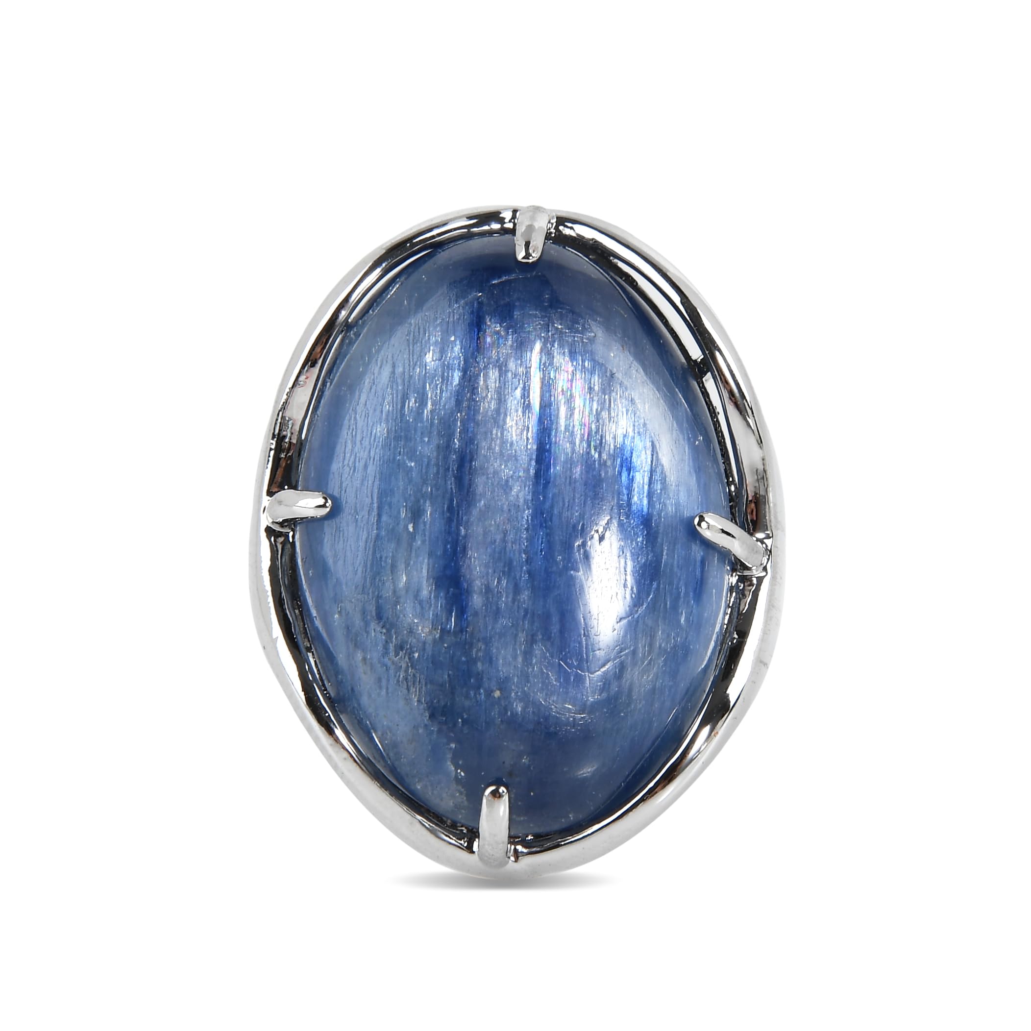 xinpengNatural Stone Rings Precious Oval Shaped Gemstone Jewelry For Women Anniversary Birthday Wedding Gift