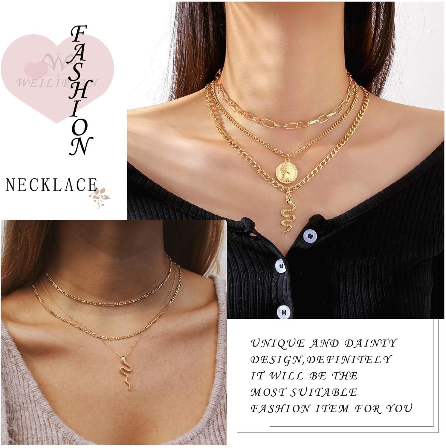 Punk Suede Choker Necklace Boho Gold Bead Necklace Black Velvet Necklace Choker Velvet Cord Necklace Short Collar Necklace Jewelry for Women and Girls Gifts - Image 6