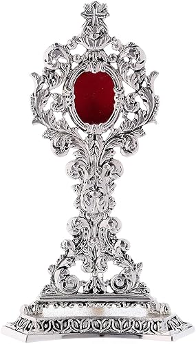 Relicario en latón, estilo barroco 9.1 in