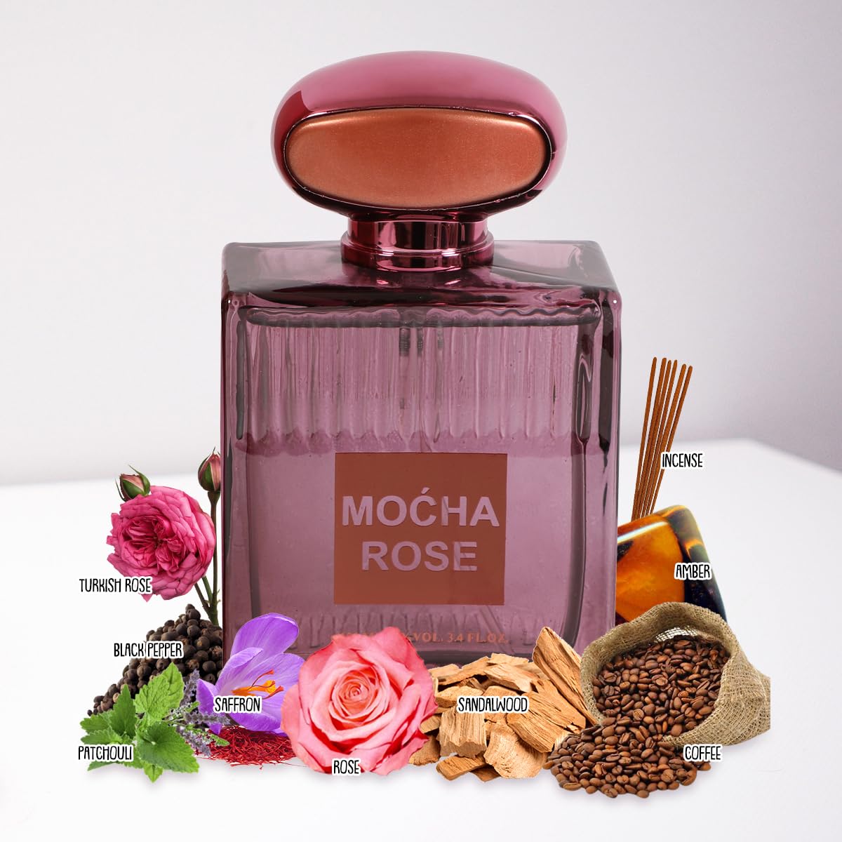 Amazon.com : Mocha Rose Women's Perfume Eau de Parfum Spicy Floral