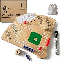 Vista 1 de Baseball Board Game, Oak Made Leisure Game for Sport Battle Table Game for Family Party Holiday