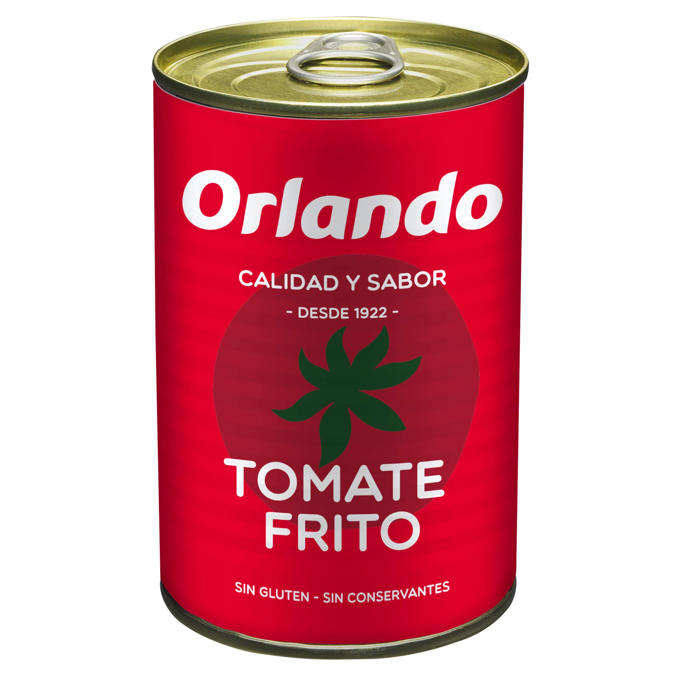 Tomato Sauce Orlando - Orlando Tomate Frito Orlando Sofrito Base – Smooth Pasta Sauce – Gluten Free & Vegan – 400g, [Pack of 6]