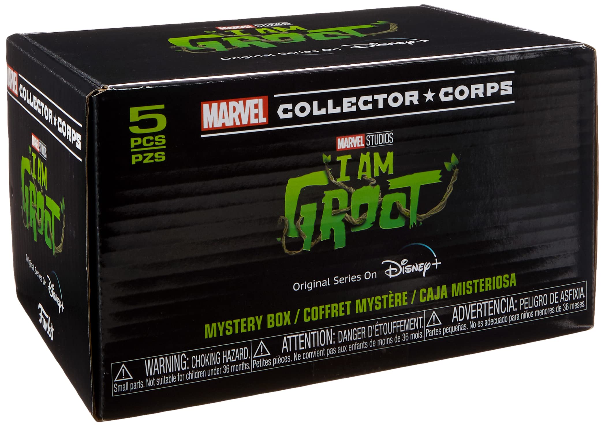 Funko Marvel Collector Corps Subscription Box, I Am Groot Disney+ Theme, XL, Multicolor