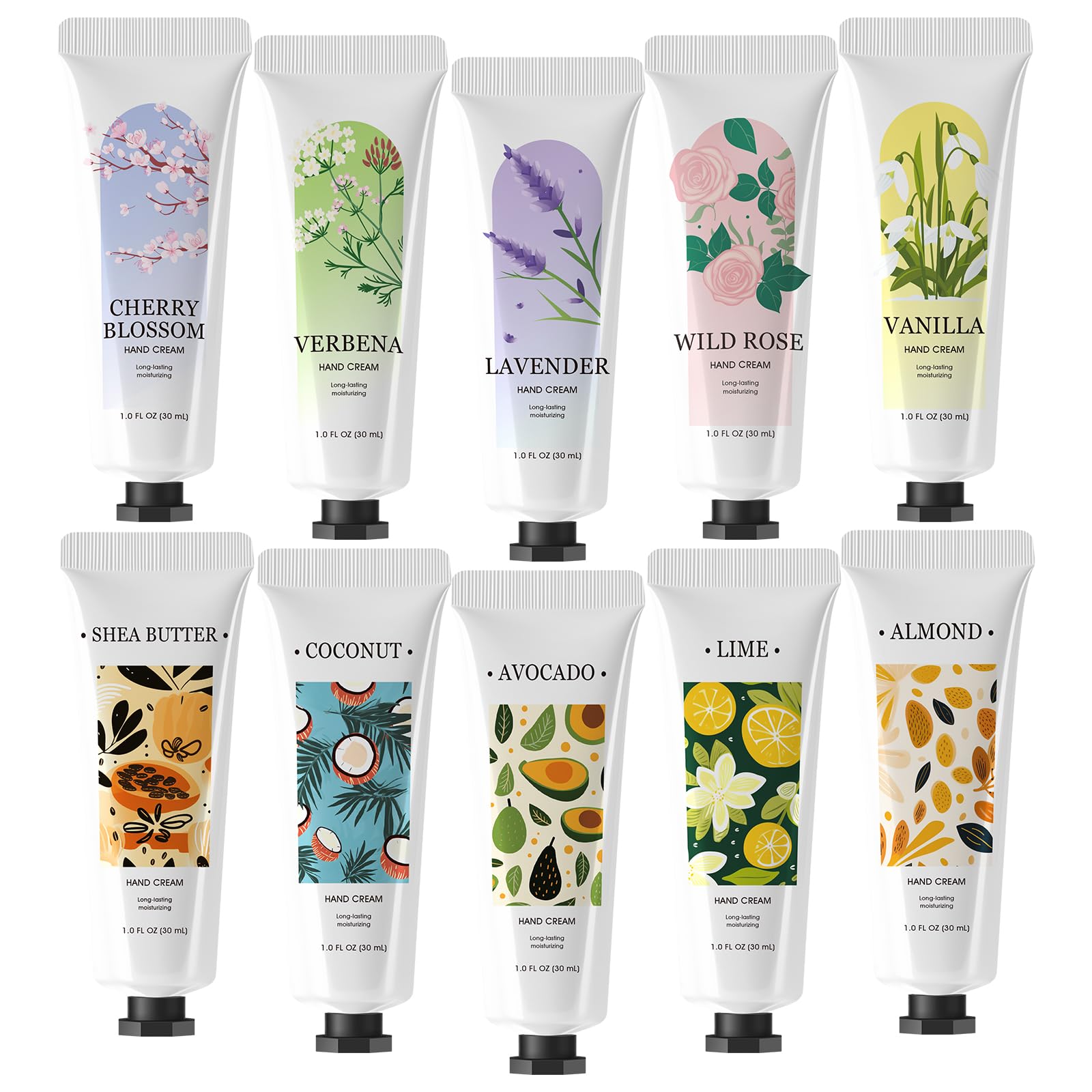 Green Canyon Spa 10 Pack Hand Cream Mothers Day Gifts Hand Lotion with Shea Butter Vitamin E for Work Mini Travel Size Moisturizer Gift Set for Women