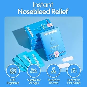 Amazon.com: NozeCalm - Nose Bleed Stopper - Swift-Acting Nosebleed
