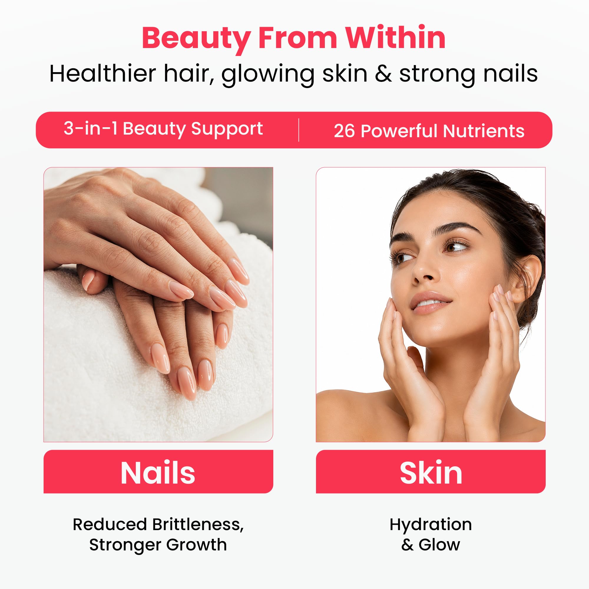 Reduced L Glutathione for Skin Whitening with NAC, Hyaluronic Acid & Vit C — Amazon image 5