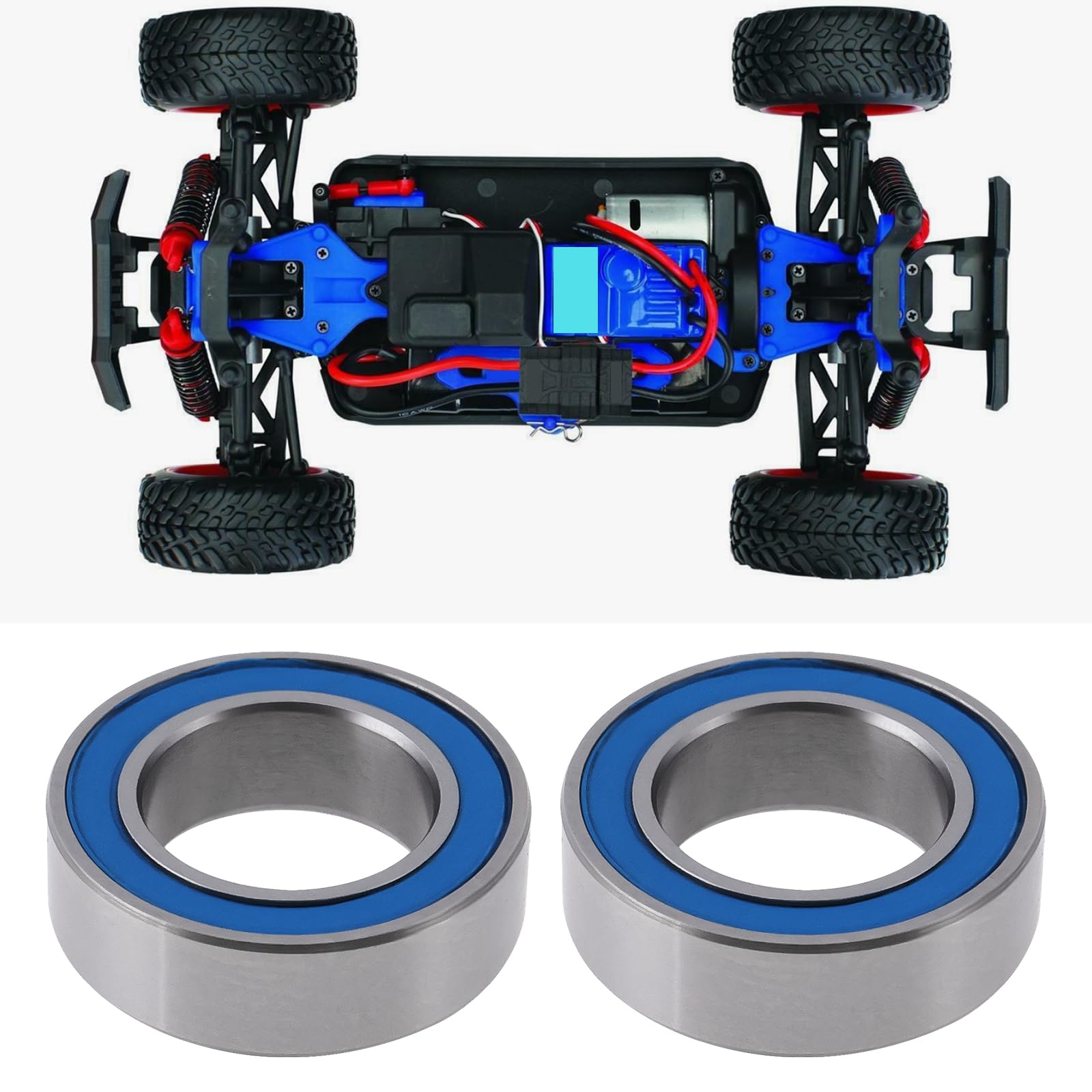 Briny River 1Set RC Car Bearings Kit Compatible with LaTrax 1/18 4WD Rally Compatible with Prerunner - Image 2