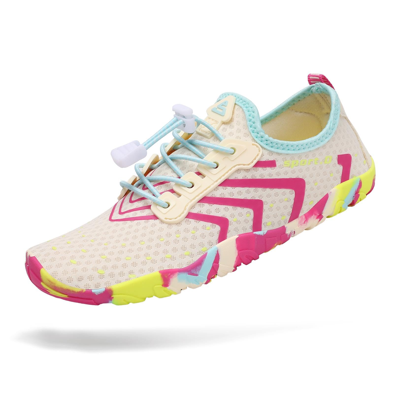 Mishansha Water Shoes for Women Men, Quick-Dry Barefoot Swim Shoes