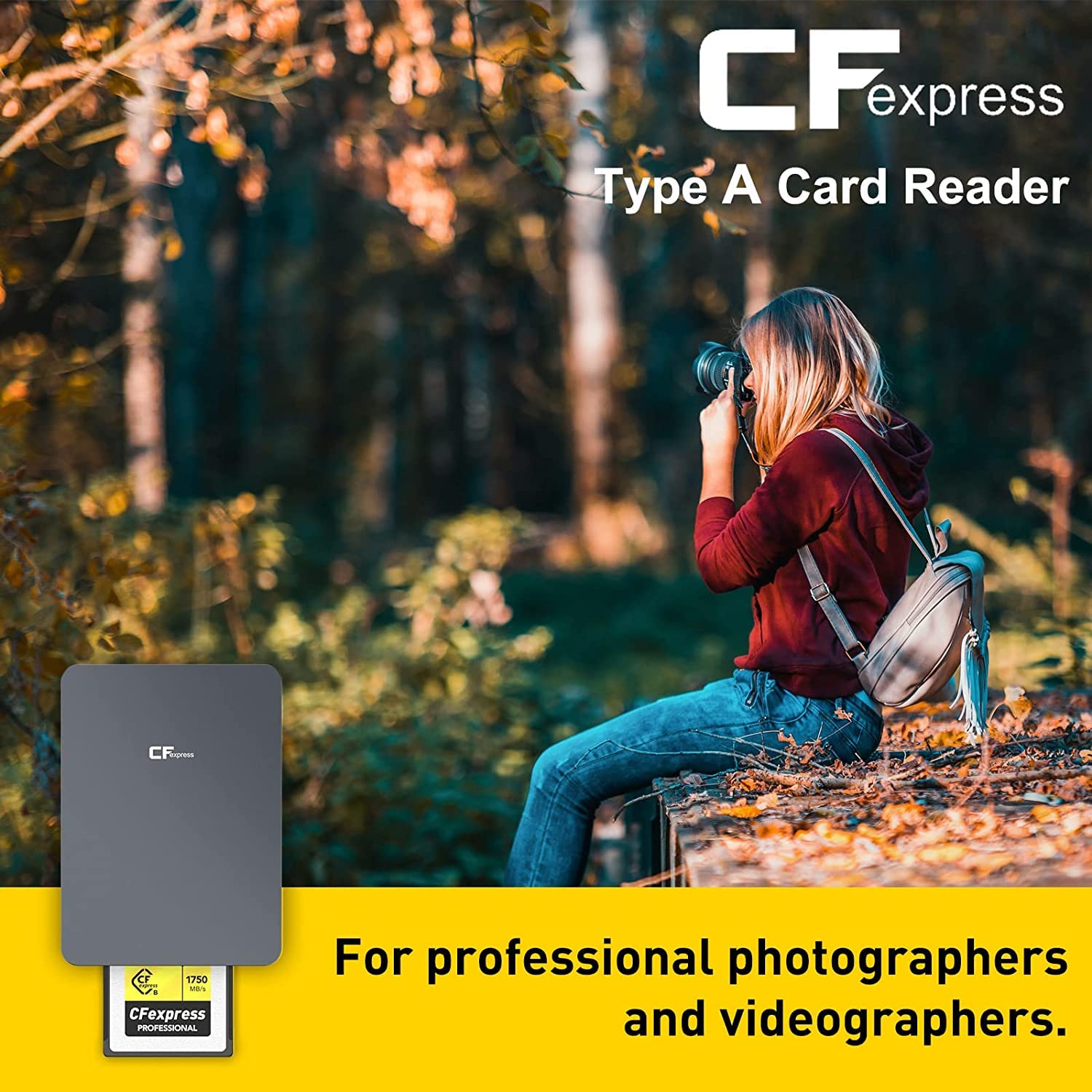 Amazon.co.jp: CFexpress Type A カードリーダー (10Gbps) ポータブル