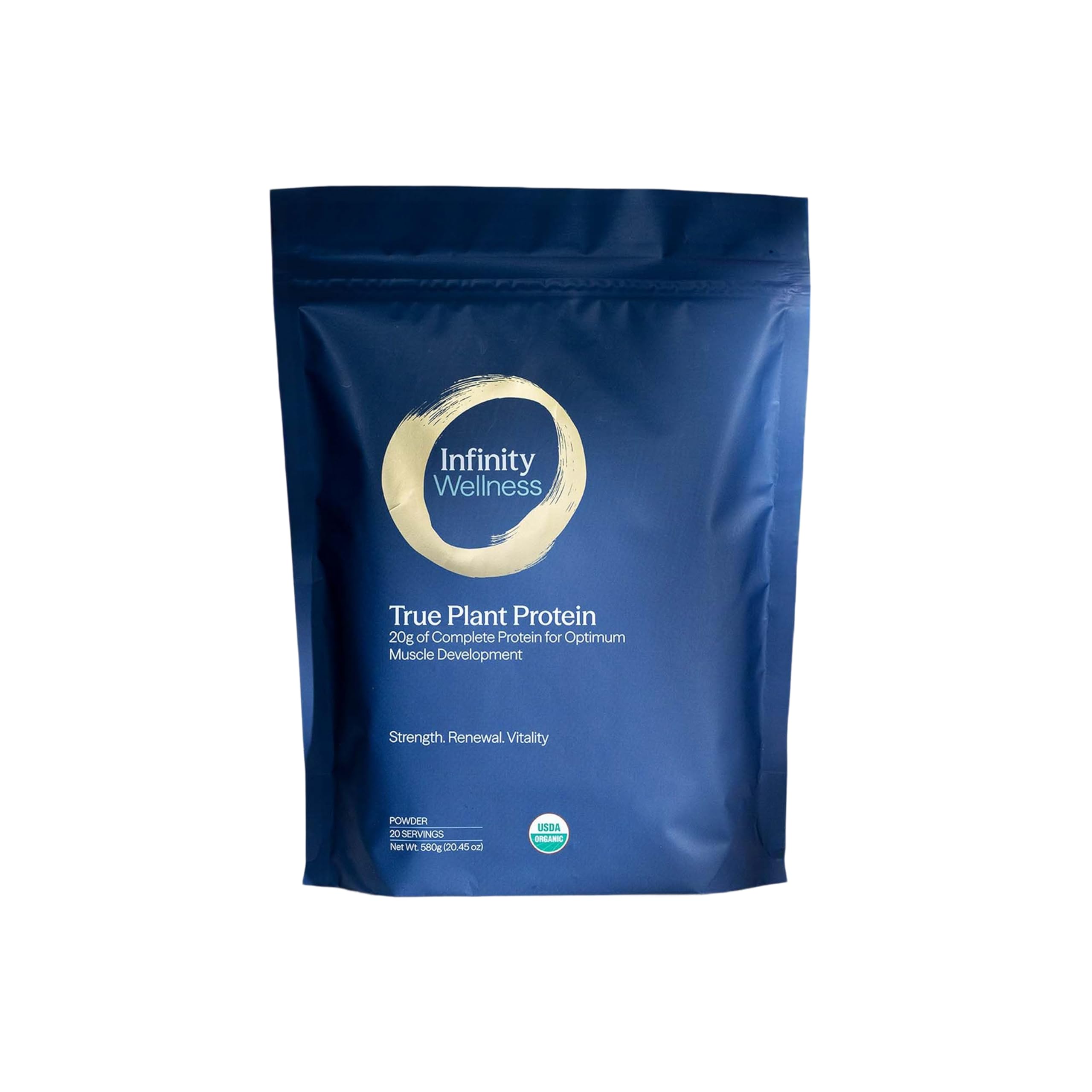 Infinity Greens Proteína vegetal de cânhamo e arroz integral, 20 g por porção, 580 g