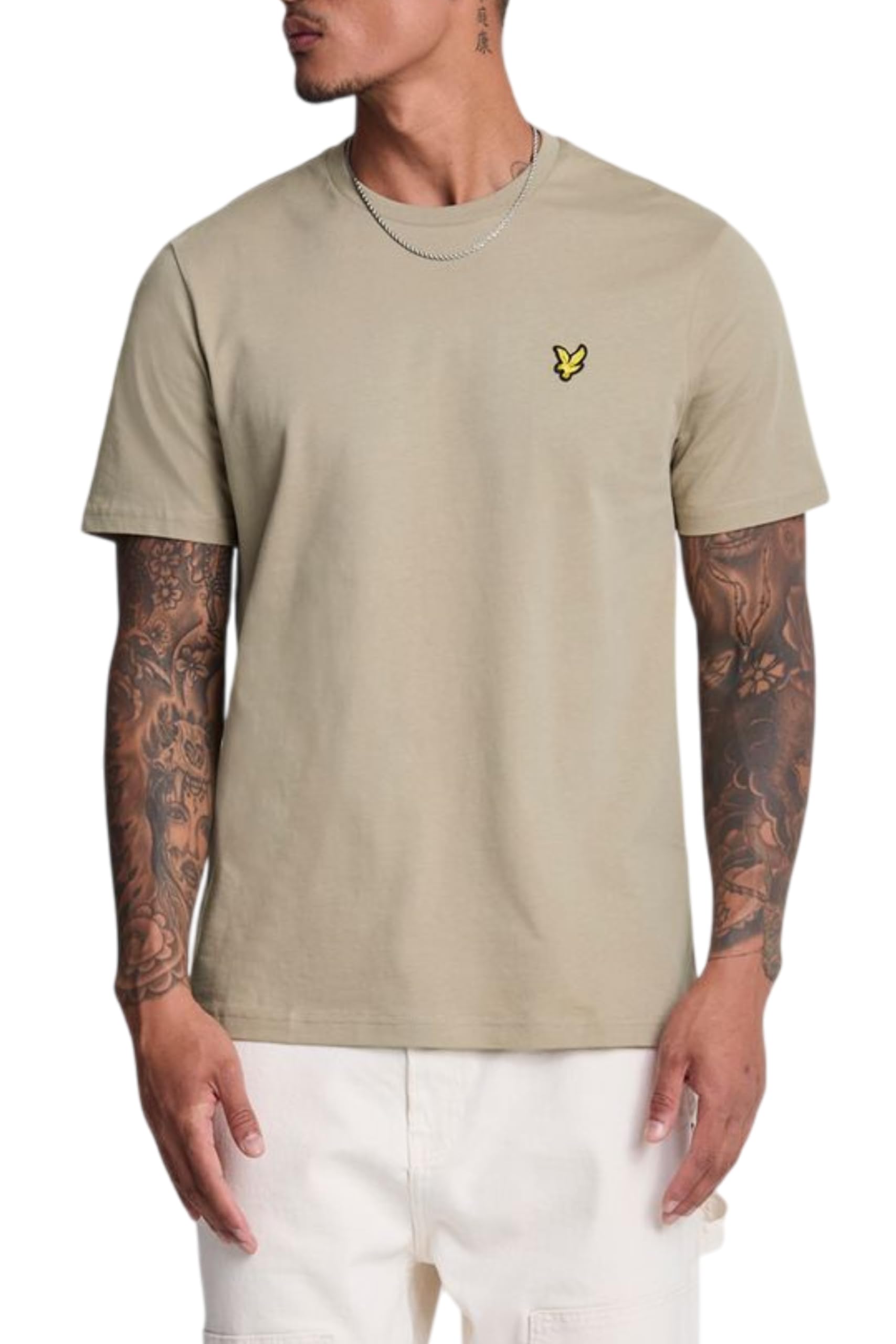 Lyle & Scott Men's X309 Sage Uniform Ss T-Shirts Plain T-Shirt L