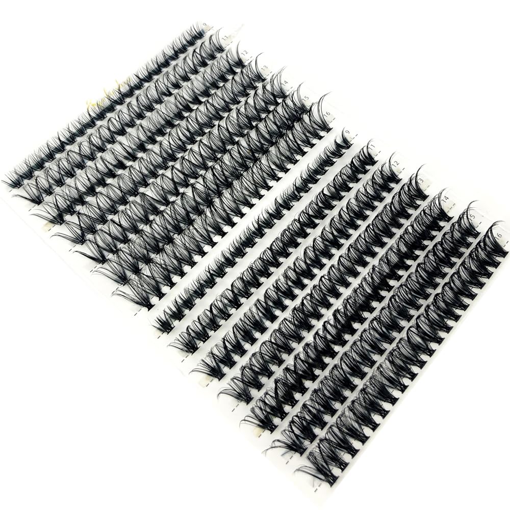 HBZGTLAD 30D/40D/50D/60D/80D Mink Eyelashes 280 Bundles Natural Eyelash extension 3D Russia Volume Individual Eyelash Cluster Makeup Tools Lashes (30D 40D-D Curl-0.07MM-MIX)