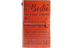 Personalized Leather Journal Notebook for your Bestie