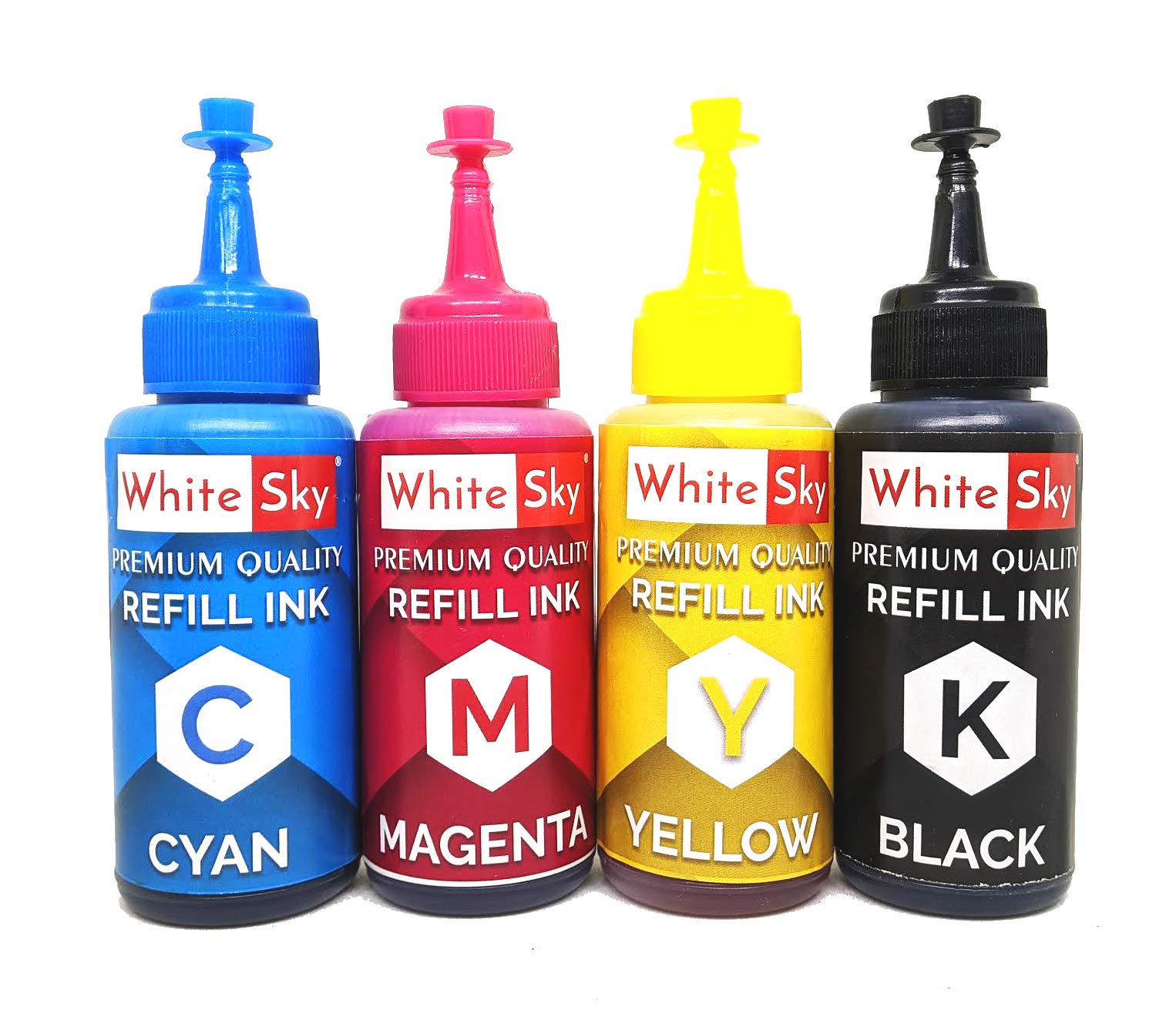 White Sky Compatible Refill Ink for Epson Printers L100 L120 L130 L210 L220 L230 L300 L310 L350 L355 L360, L361 L365 L385 L455 L485, L550, L565 L605 L655 L1300 L1455 T664-75ml x 4 (B078K1YKCZ) Amazon Price History, Amazon Price Tracker