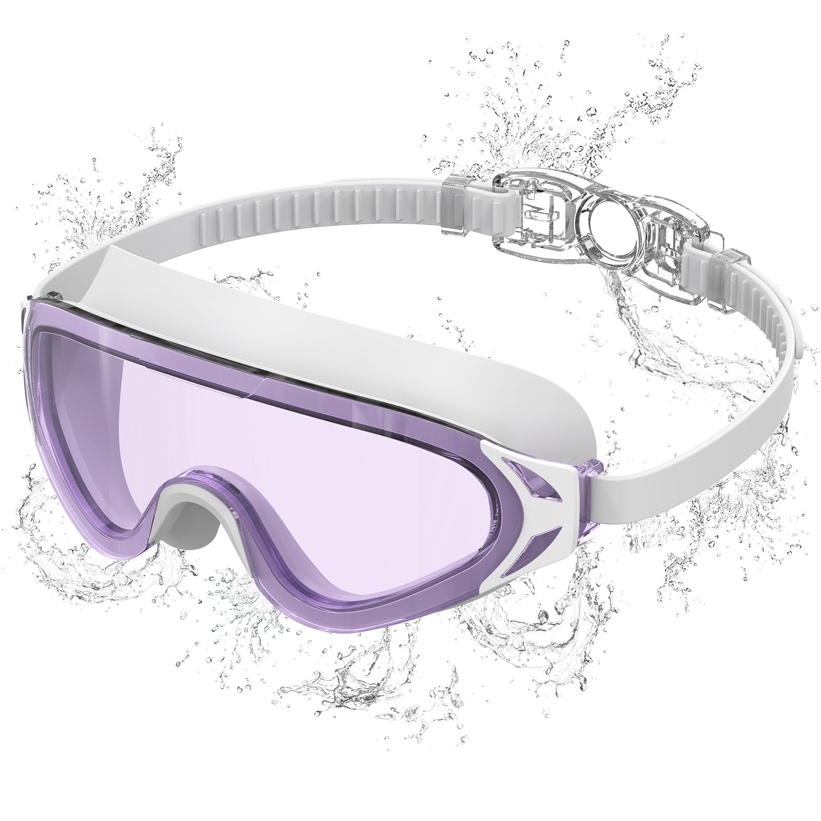 Seaflar Swimming Goggles Unisex Anti-Fog, UV Protection & Large Frame HD Lens | goggles swimming adult Professional Design for Swimming, Diving & Outdoor Water Sports-C-WHPP
