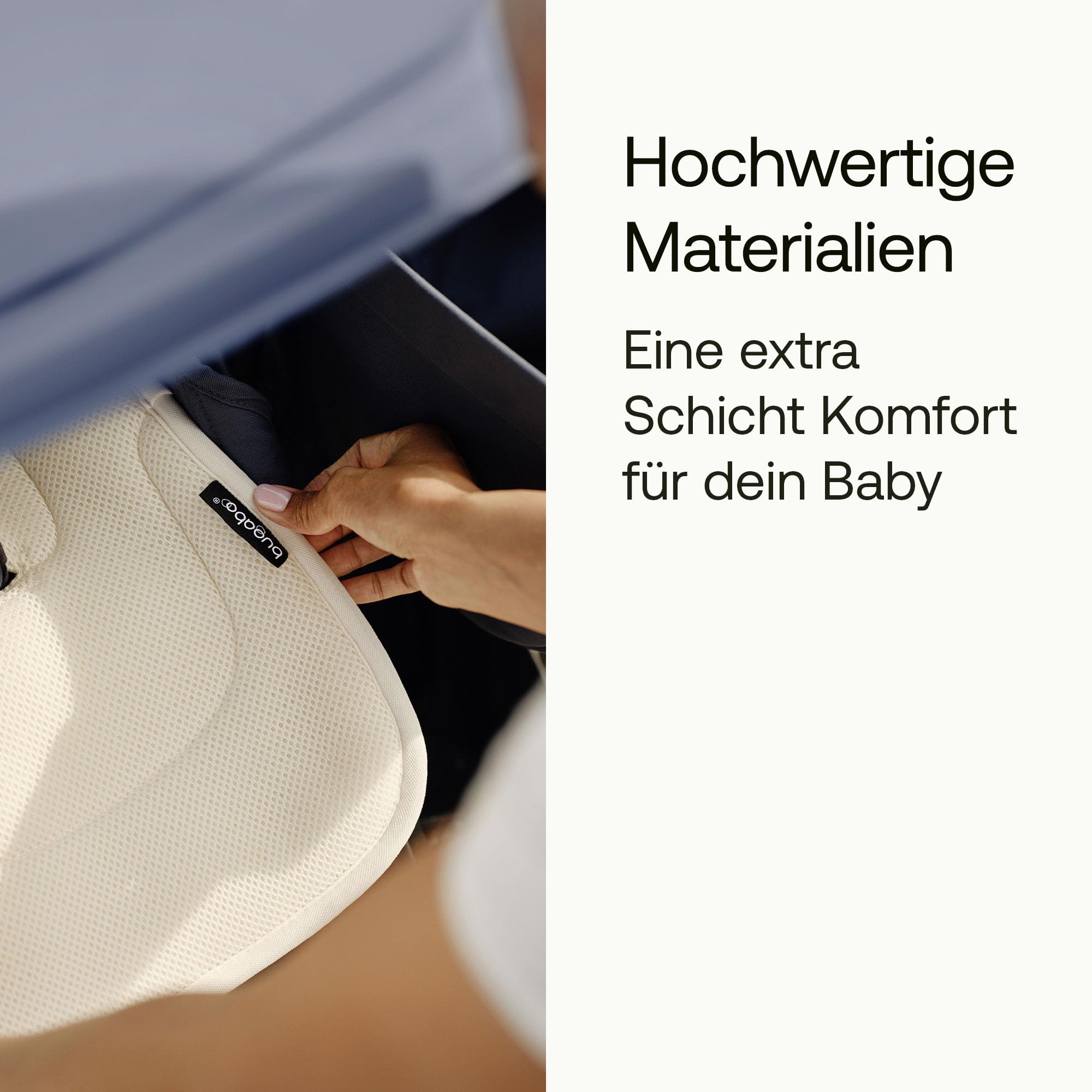 Bugaboo Sommer Accessoire Set: Duo-Komfort Sitzauflage für vier Jahreszeiten und Sonnenschirm+, kompatibel mit allen Bugaboo Modellen, für optimalen Schutz gegen Sonnenstrahlen, Midight Black