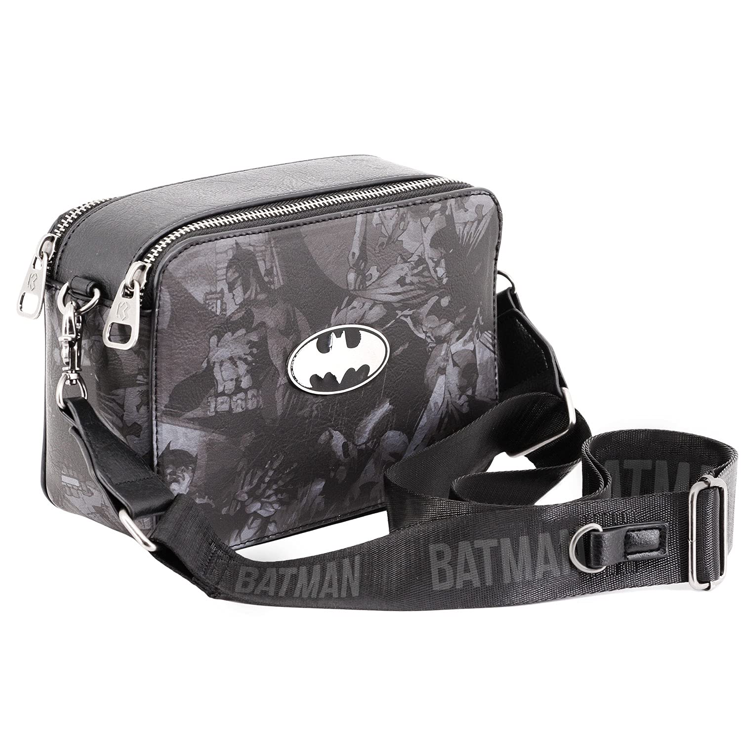 DC Comics KARACTERMANIA Batman Bat-IBiscuit Bag, Black, Black, One Size, IBiscuit Bag Bat