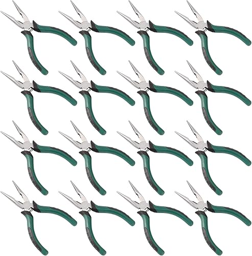 ZOENHOU 16 alicates de punta de aguja con resorte de 6 pulgadas con cortador lateral, alicates de punta larga de precisión profesional con corte