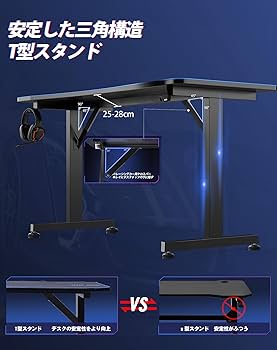 Amazon.co.jp: GTRACING ゲーミングデスク パソコンデスクワーク