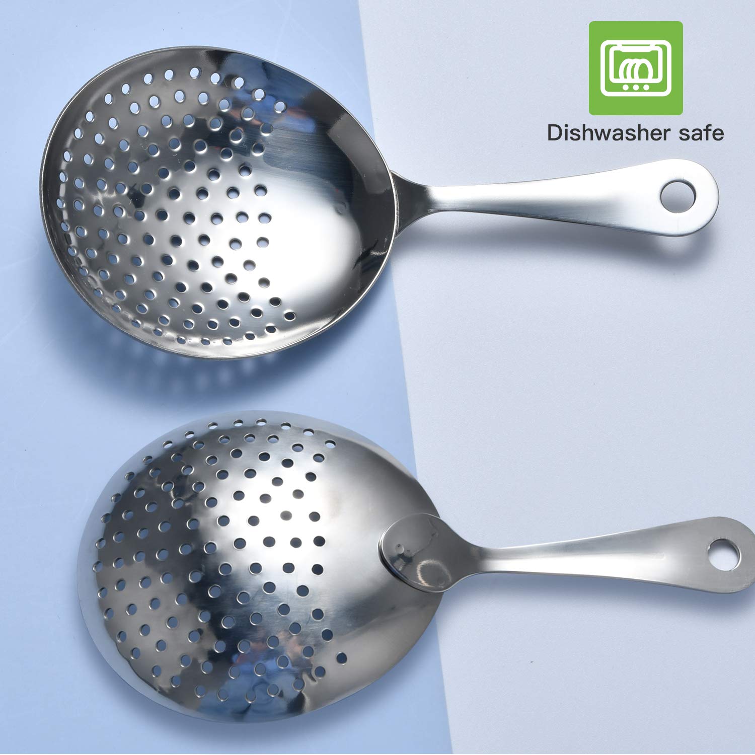 Stainless Steel Julep Strainer Akamino 4 Pack Cocktail Strainer Spoon For Drink Home Kitchen Bar