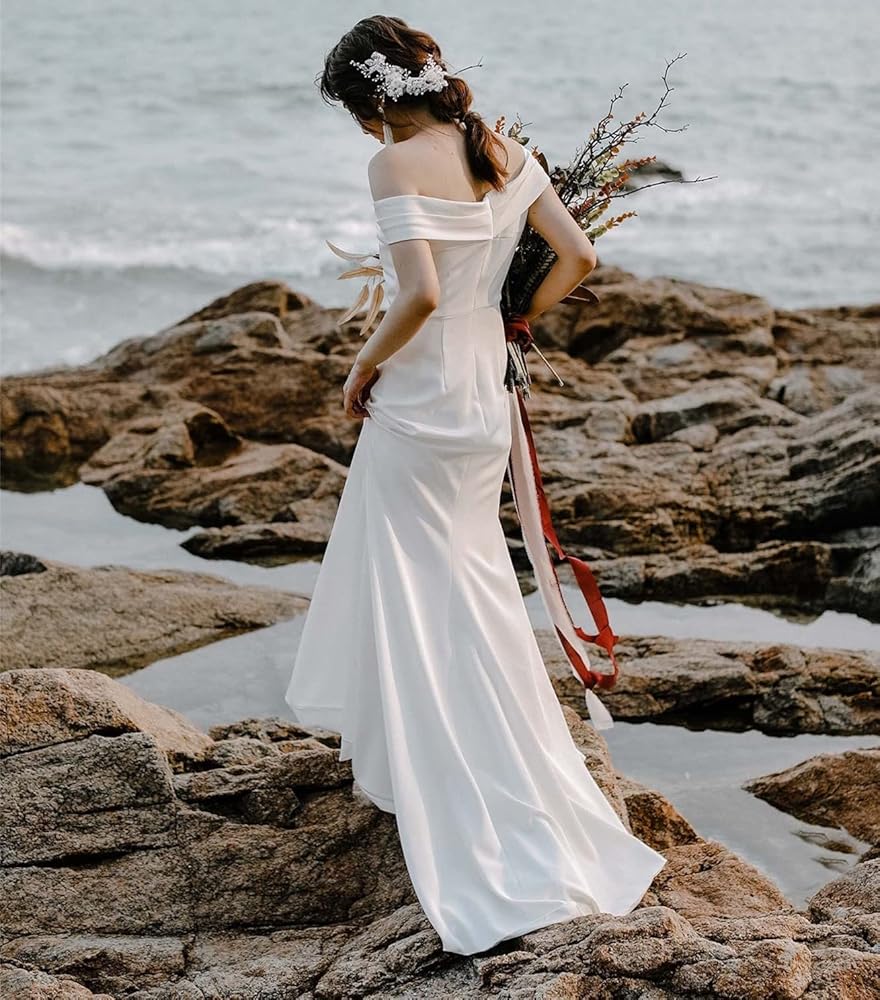 Fiveen] 前撮り ドレス ワンピース ロング ウエディングドレス 二次会  