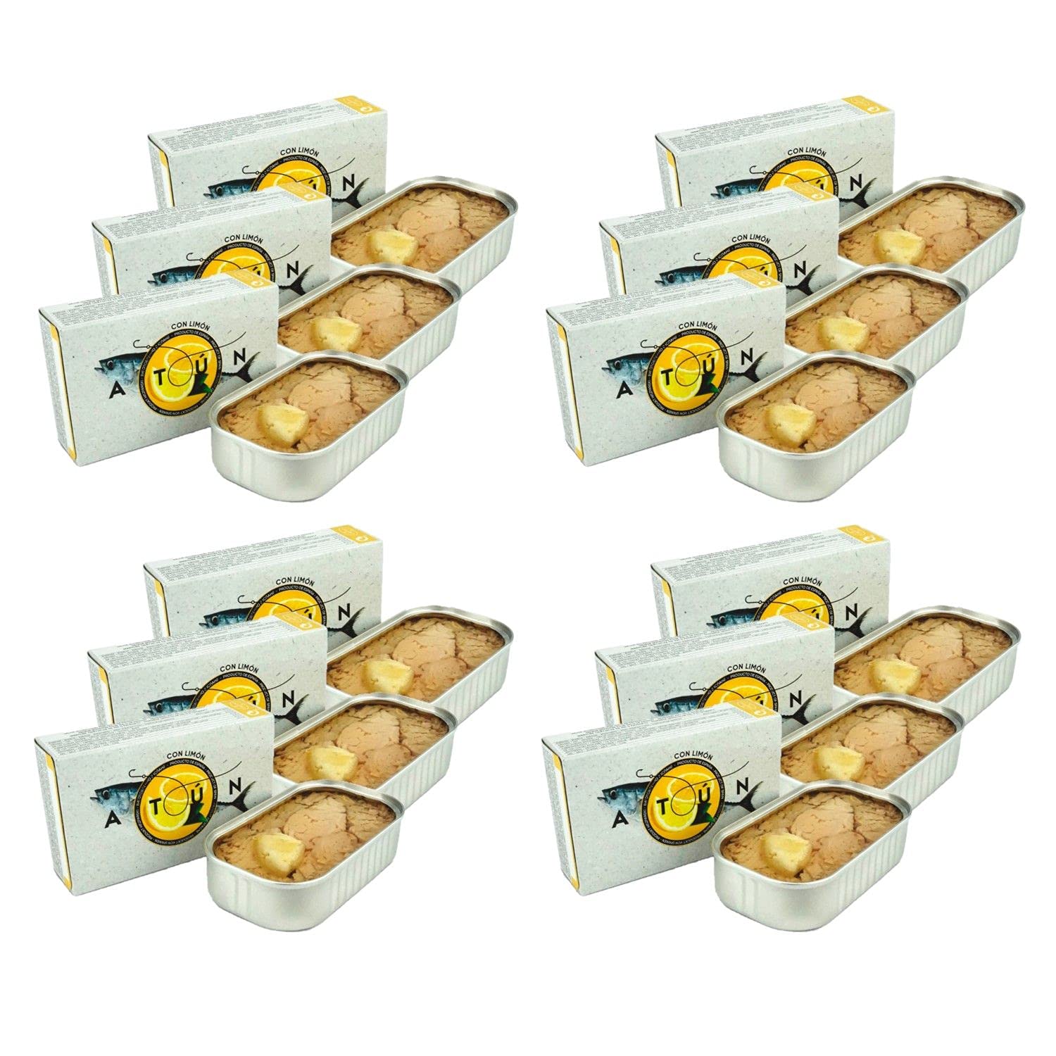 Lot 12x Thon au citron - boîte 110g