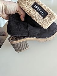 FRACORA Womens Winter Snow Boots Fur Lined Mid Calf Boots Warm Slip On Boots For Women 7 White